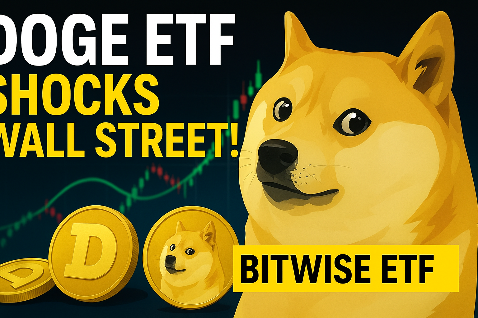 Meme Coins Go Mainstream! Dogecoin ETF by Bitwise Set to Launch in 20 Days